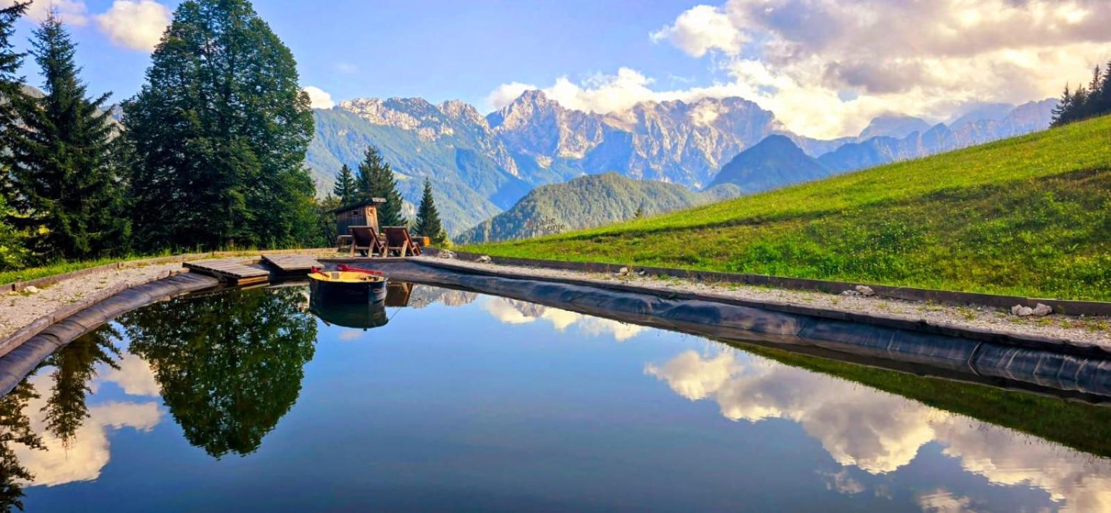 Holiday Chalet "Alpine Dreams" With Private Wellness Solcava Bagian luar foto